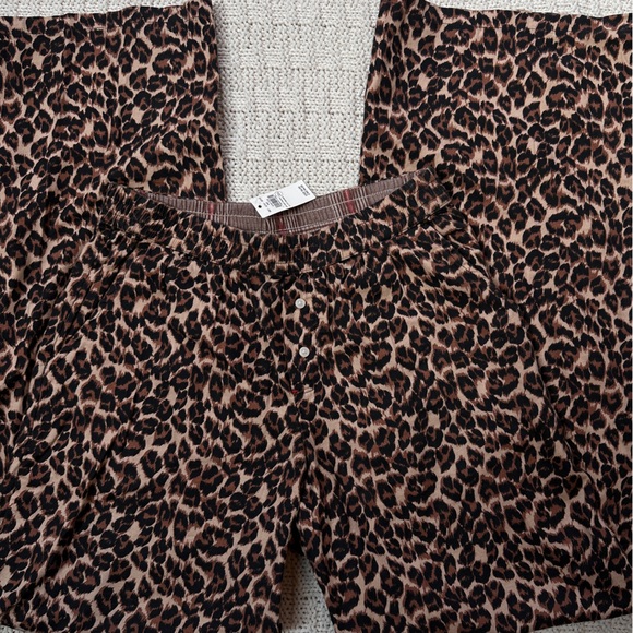 Aerie Leopard Print Wide-Leg Pants - Picture 5 of 5